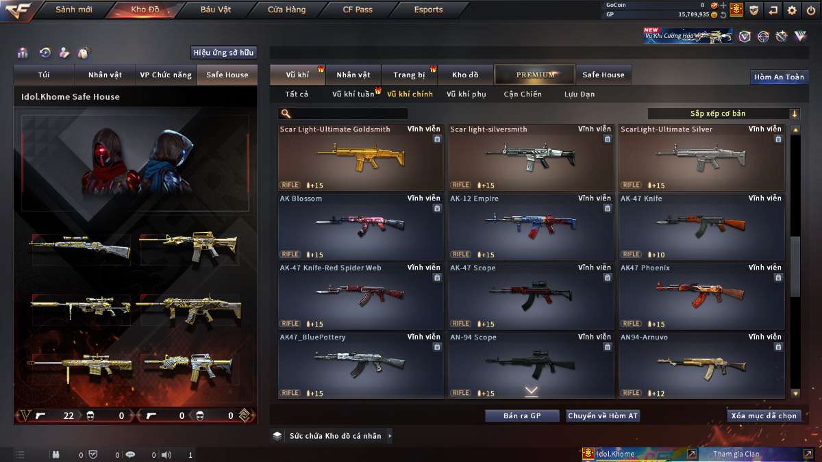 shop acc cf uy tin gia re